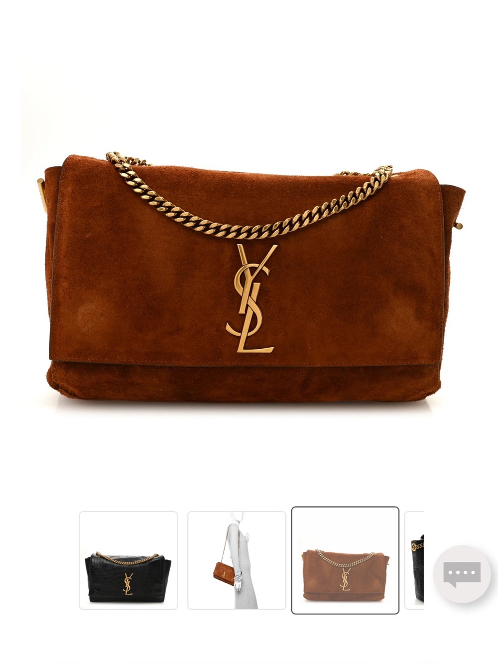 YSL so Kate reversible medium shoulder bag - Picture 2 of 9